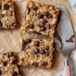 Banana Oatmeal Bars with Chocolate Chips Recipe