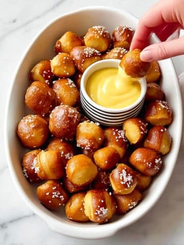 Soft and Chewy Pretzel Bites Recipe