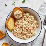 Creamy Tuna Salad with Red Bell Pepper and Fresh Herbs Recipe