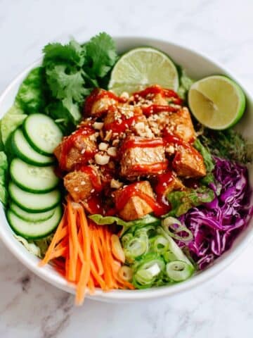 Spicy Tofu Salad Bowls Recipe
