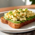 Egg Salad with Cottage Cheese on Sourdough Toast Recipe