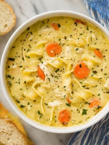 Creamy Chicken Noodle Soup Recipe