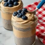 High-Protein Blueberry & Peanut Butter Chia Pudding Recipe