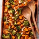 Asian-Style Sweet Potatoes with Broccoli and Toasted Coconut Recipe