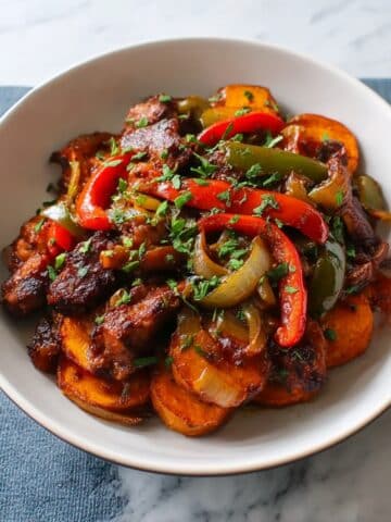 One-Pan Chicken, Sausage, Peppers, and Potatoes Recipe