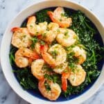 One-Pot Garlicky Shrimp & Spinach Recipe