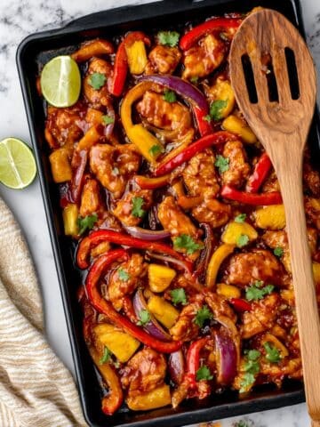 Hawaiian Chicken Sheet Pan Recipe
