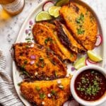 Crispy Birria Tacos with Oaxacan Cheese and Cilantro Recipe