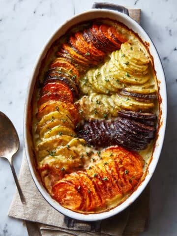 Cheesy Root Vegetable Gratin Recipe