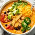 Creamy Chicken Tortilla Soup Recipe