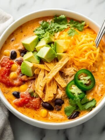 Creamy Chicken Tortilla Soup Recipe