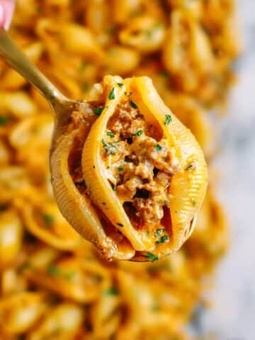 Creamy Beef and Shells Recipe