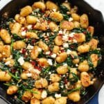 Pan Fried Gnocchi with Fennel, Tomato, Spinach, and Feta Recipe