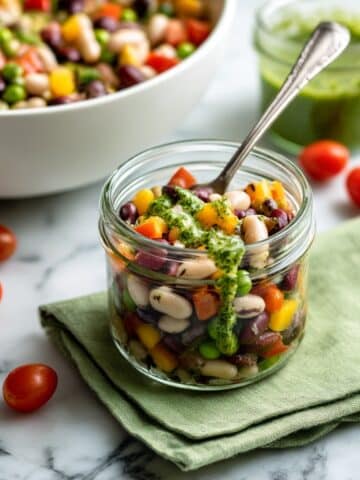 7 Bean Salad with Chimichurri Recipe