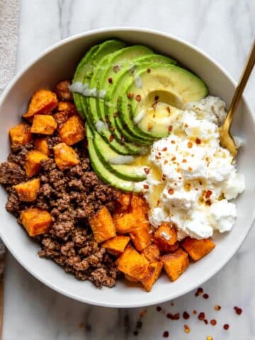 Viral Hot Honey Ground Beef Bowls Recipe