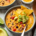 Creamy Beef Taco Soup Recipe