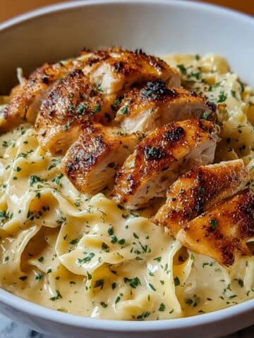 Chicken with Buttered Garlic Noodles Recipe