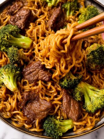 Beef and Broccoli Ramen Stir Fry Recipe