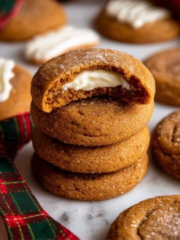Gingerbread Cheesecake Cookies Recipe