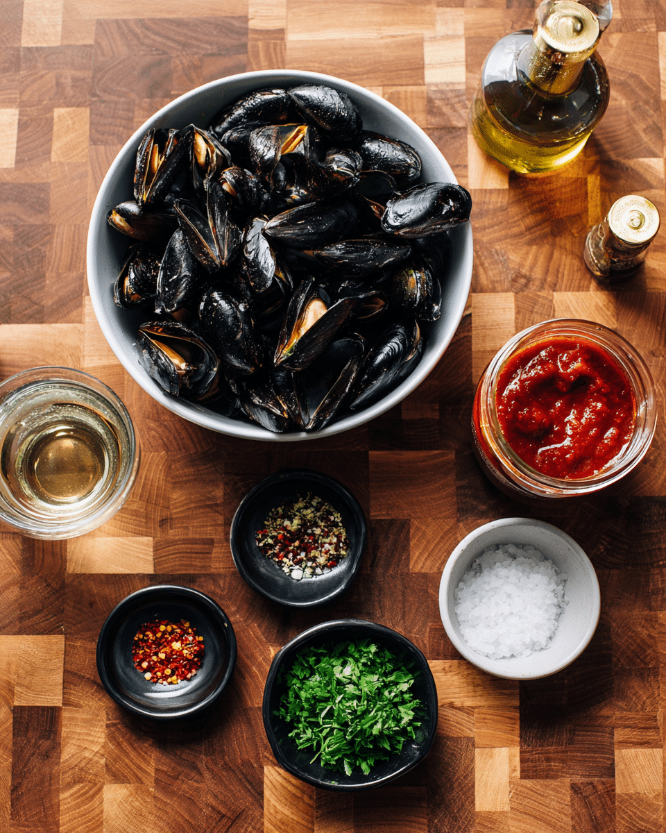 Mussels Marinara with Herb Breadcrumbs Recipe