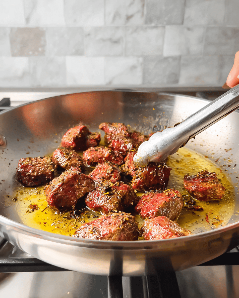 Cowboy Butter Steak Bites Recipe