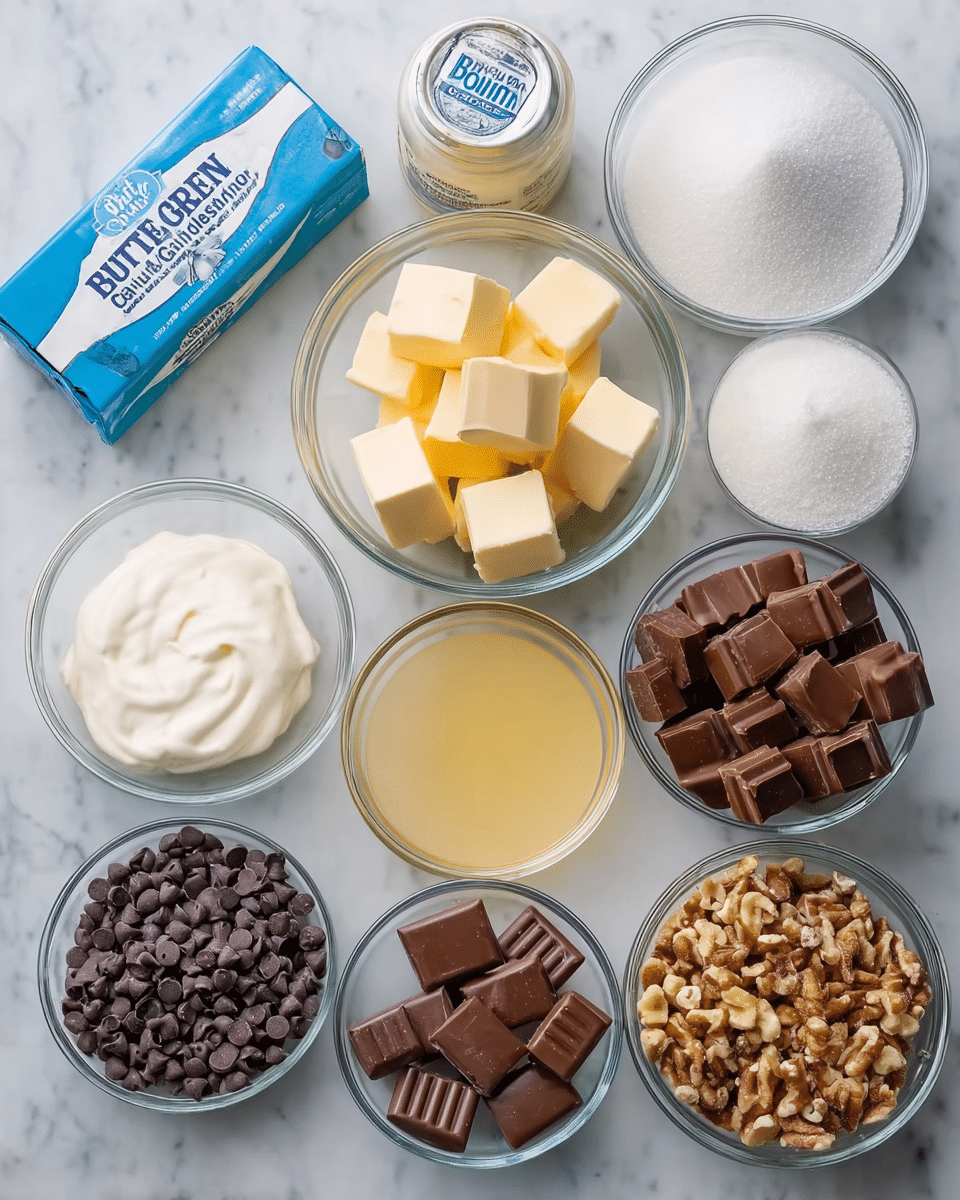 Triple Chocolate Turtle Fudge Recipe