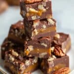 Triple Chocolate Turtle Fudge Recipe
