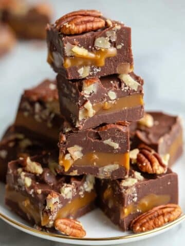 Triple Chocolate Turtle Fudge Recipe