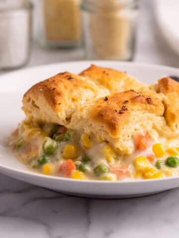 Chicken Pot Pie with Biscuits Recipe