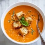Creamy Tomato Basil Soup Recipe