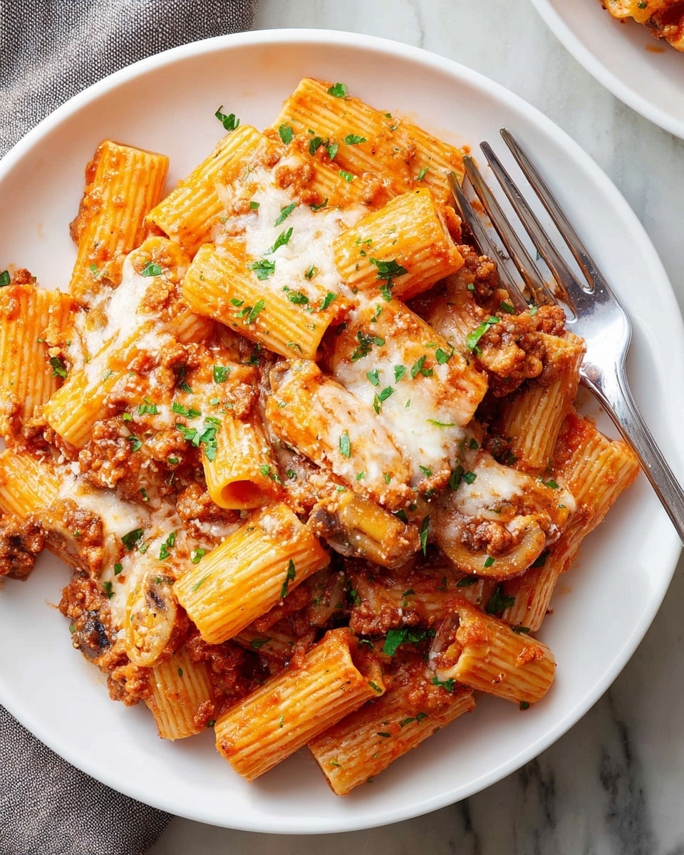 Turkey Rigatoni Ground Turkey Baked Rigatoni: Delicious Comfort in Every Bite