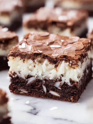 Coconut Stuffed Brownies Recipe