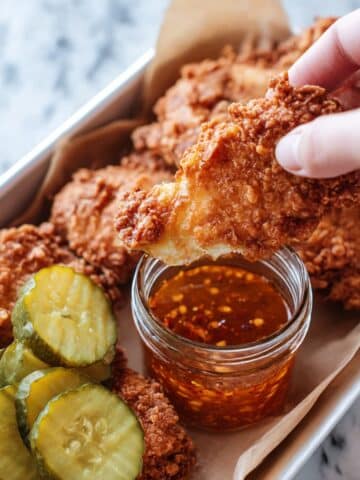 Hot Honey Chicken Tenders Recipe