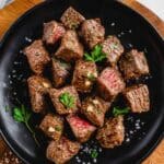 Air Fryer Garlic Butter Steak Bites Recipe