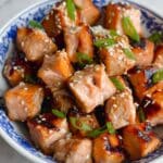 Air Fryer Teriyaki Salmon Bites Recipe