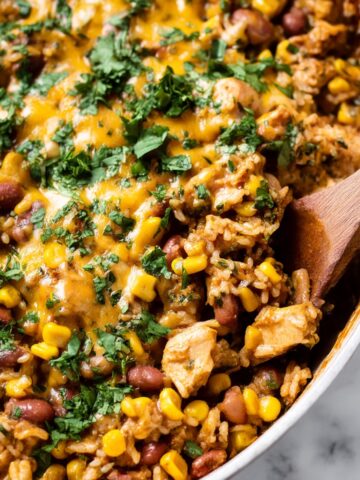 Turkey Taco Rice Skillet Recipe