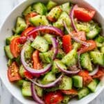 Cucumber Tomato Avocado Salad Recipe