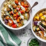 Quinoa Bowl with Roasted Vegetables and Tahini Sauce Recipe
