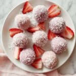 Healthy Strawberry Cheesecake Balls Recipe