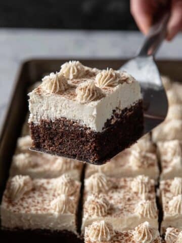 Dark Chocolate Espresso Cake with Brown Butter Frosting Recipe