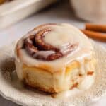 Sticky Brown Butter Banana Cinnamon Rolls with Cream Cheese Icing Recipe