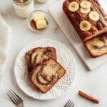 Cinnamon Swirled Banana Bread Recipe
