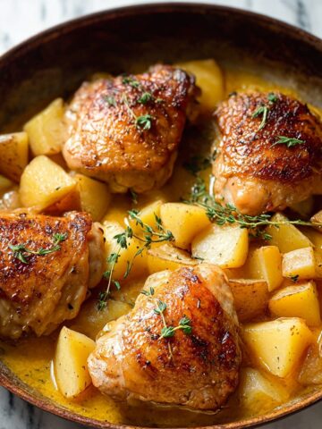 Maple Dijon Chicken and Potatoes Recipe