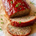 Classic Homemade Meatloaf with Tomato Ketchup Glaze Recipe