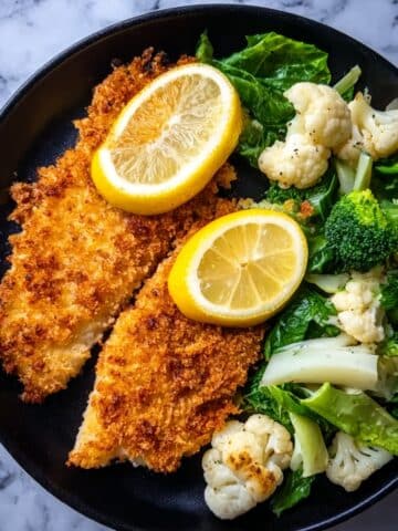 Crispy Baked Fish with Lemon and Panko Crust Recipe