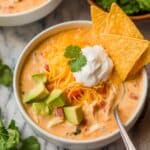 Creamy Chicken Fajita Soup Recipe