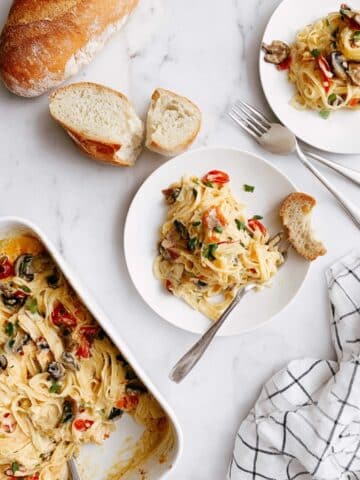 Easy Chicken Spaghetti Casserole Recipe