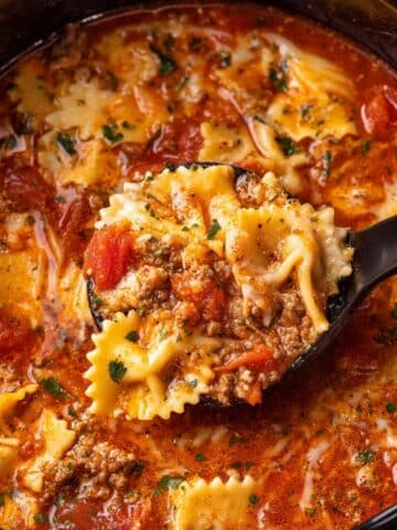 Slow Cooker Lasagna Soup Recipe