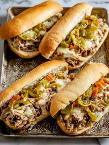 Slow Cooker Italian Chicken Sandwiches Recipe