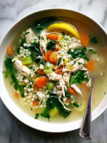 Lemon Chicken Orzo Soup Recipe